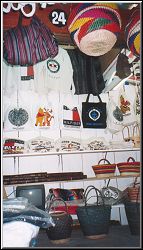 JAIME'S STALL IN THE MERCADO DE ARTESANIA, ZIHUATANEJO, GUERRERO, MEXICO
